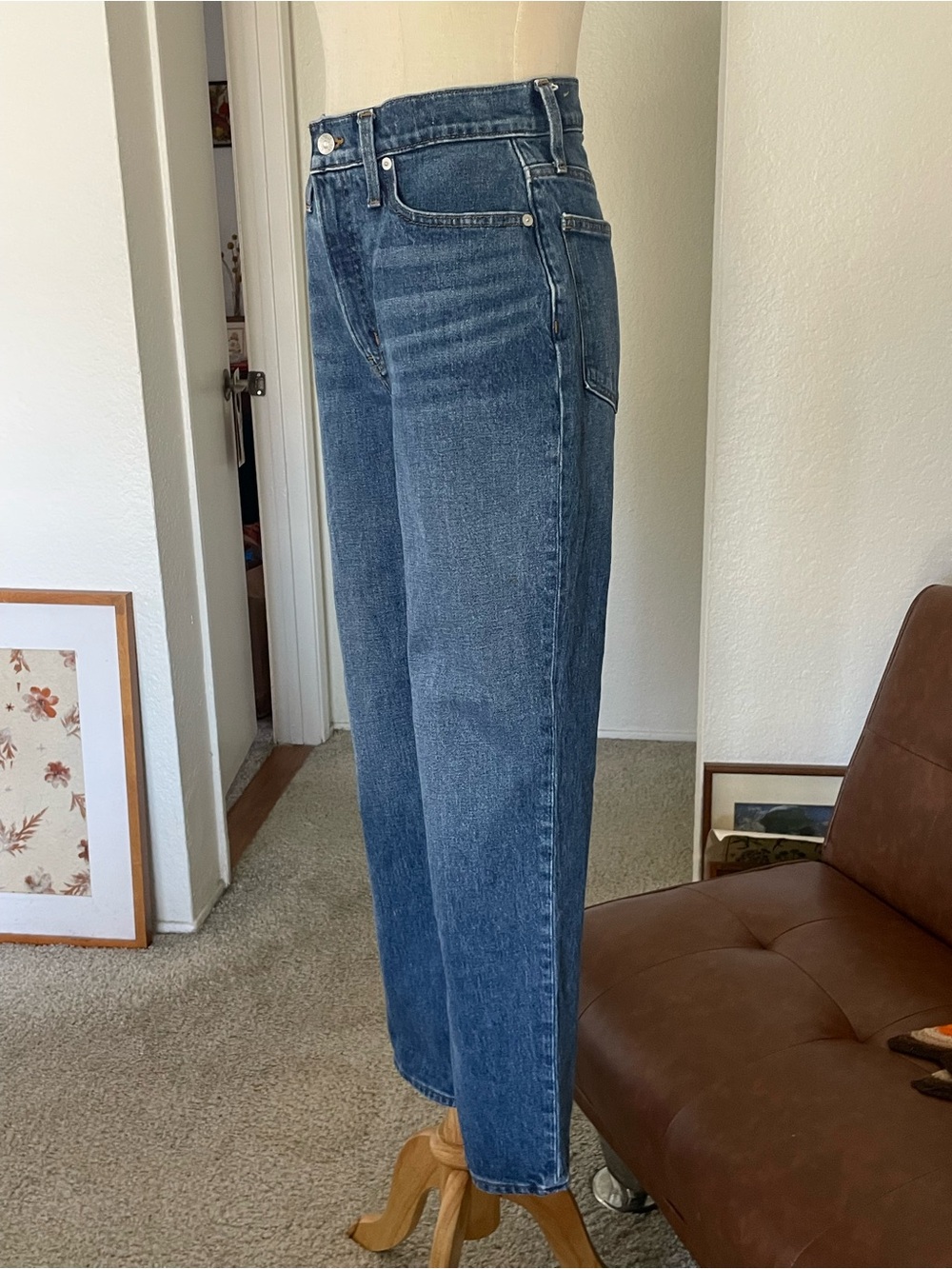 Madewell The Perfect Vintage Straight Jean Mayfield Wash Straight Jeans - Picture 6 of 14